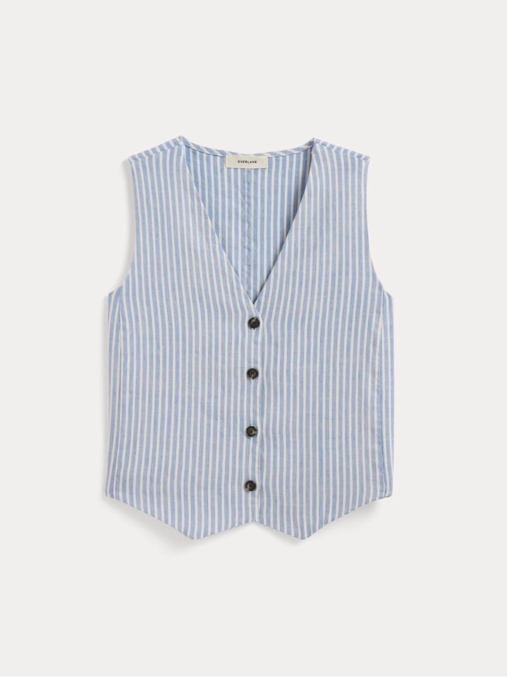 The Vest in Stretch Linen